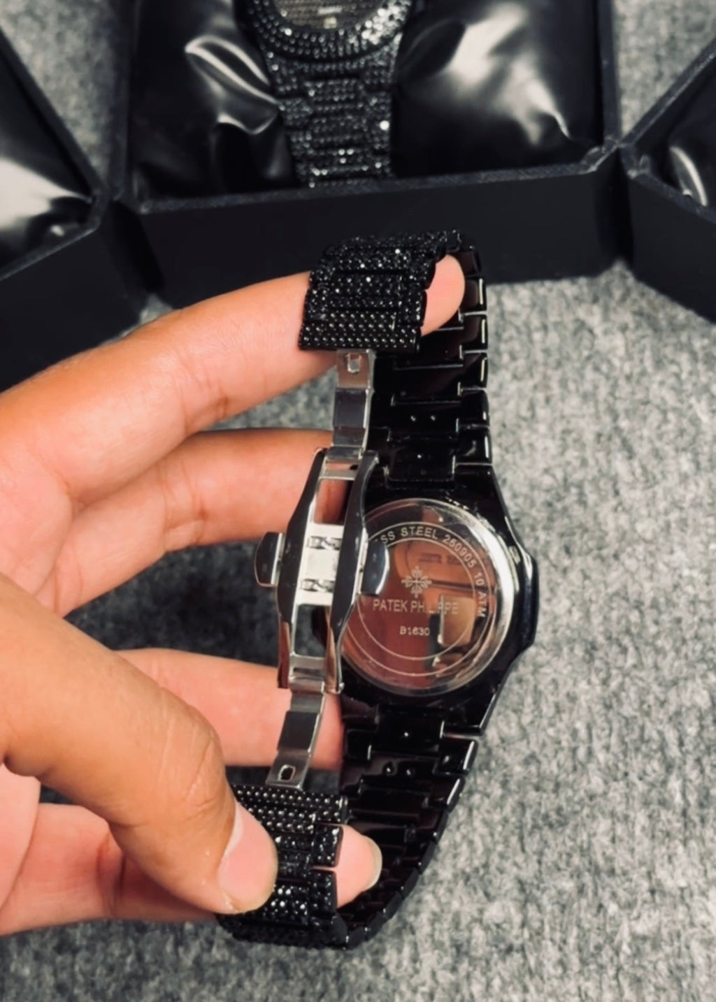 Patek Philippe Iced-toned Black