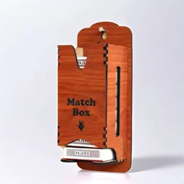 Wall-Mount Matchbox Holder