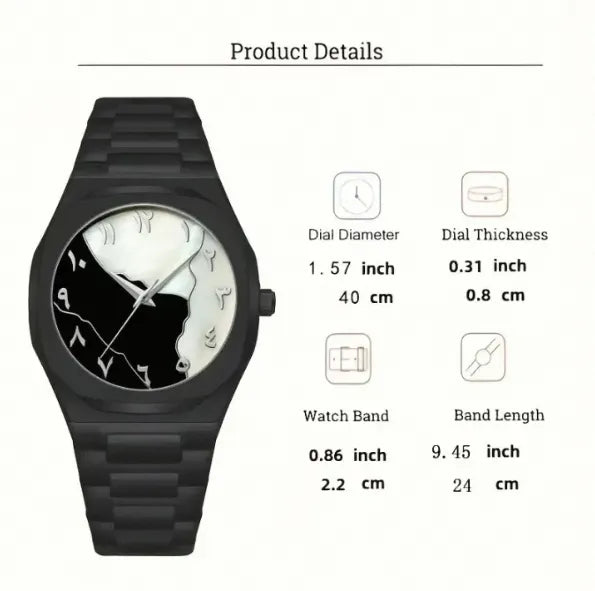 Aura White Marble Dial