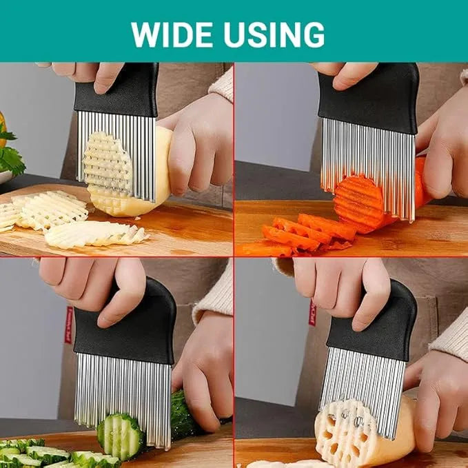 Crinkle Wave Potato & Veggie Cutter